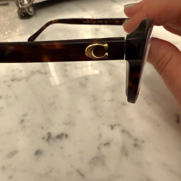 Coach Accessories - Coach Tortoiseshell  Glasses with Gold 'C' Accent - Women's Accessories